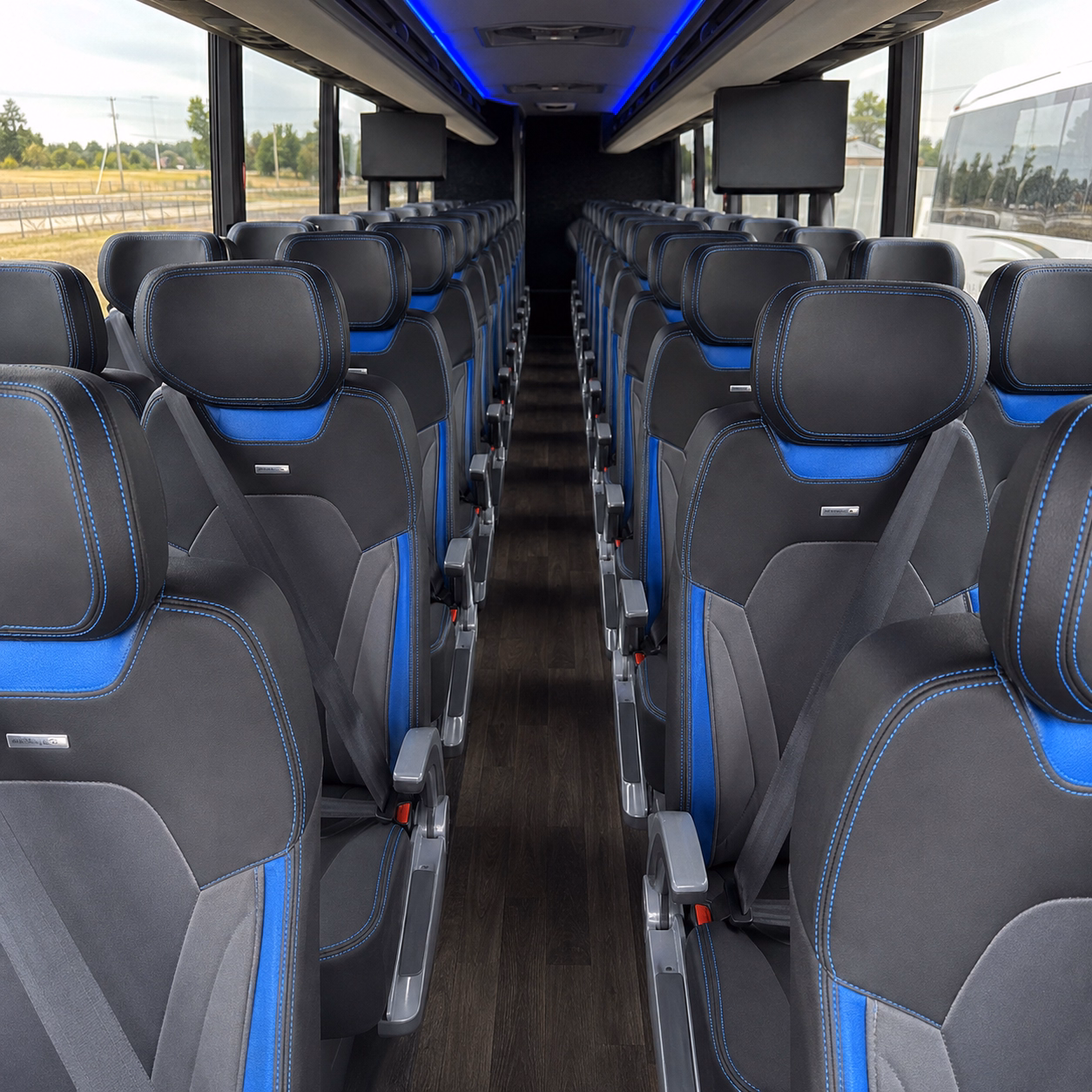 saint paul charter bus interior