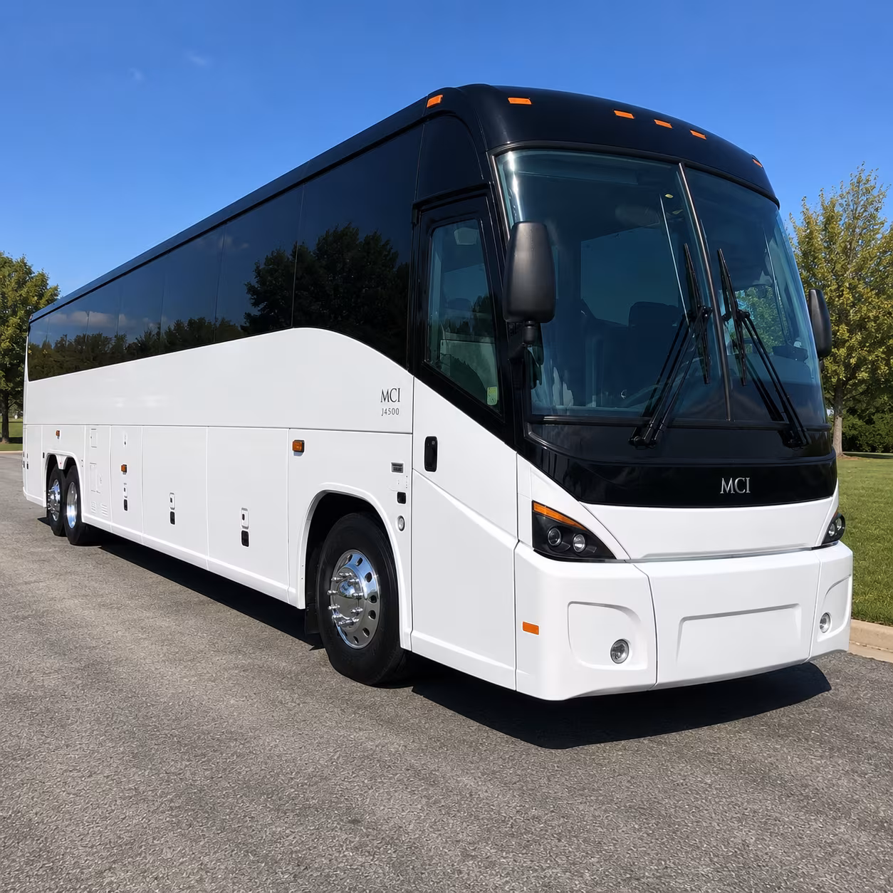 saint paul charter bus services exterior